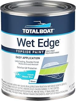 TotalBoat Wet Edge Topside Paint (Classic Whaler Blue, Quart)