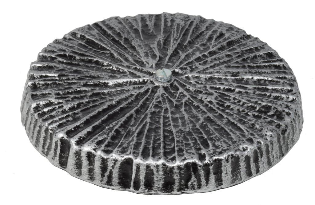 Paul Jansen Grave Lantern and Grave Vase Spike Socket Round for Screwing On (Black/Silver