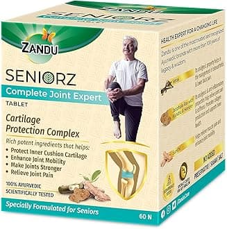 Seniorz Complete Joint Expert Tablet | 100% Ayurvedic & Natural Supplement | Helps Protect Joints, Relieve Joint Pain & Make Joints Strong| Supports Overall Joint Health