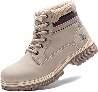 Work Hiking Boots for Women Waterproof - Womens Outdoor Ankle Boots Lightweight Snow Winter Boots for Trekking Walking