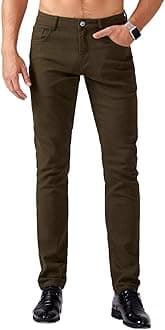 ZLZ Men's Skinny Slim Fit Stretch Comfy Fashion Denim Jeans Pants