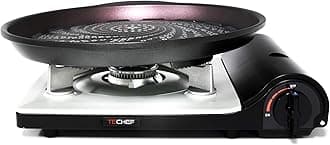 TeChef - Stovetop Korean BBQ Non-Stick Grill Pan with New Safe Teflon Select Non-Stick Coating (PFOA Free) (Set)