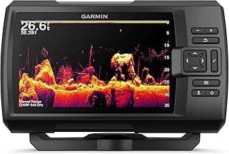 Garmin Striker Vivid 7cv, Easy-to-Use 7-inch Color Fishfinder and Sonar Transducer, Vivid Scanning Sonar Color Palettes (010-02552-00)