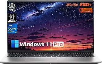 Dell Inspiron-3530 15.6in-FHD Business Laptop - 13th Gen Intel Core i7-1355U, Intel Iris Xe Graphics, Wi-Fi 6, Backlit Keyboard, Fingerprint Reader, Windows 11 Pro & Microsoft Office (32GB | 1TB SSD)