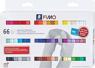 STAEDTLER Fimo Professional Soft Polymer Clay 66/Pkg-Assorted