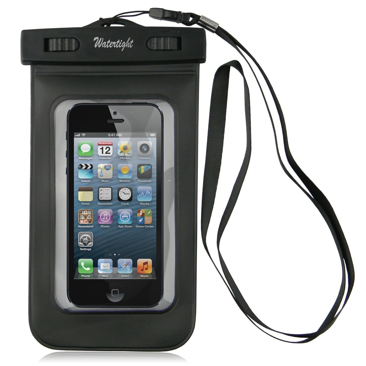 Waterproof iPhone Case - Universal Waterproof, Snowproof, DirtProof, Case Bag - Fits iPhone 6s, 6, 5s, 5c, 5, 4s