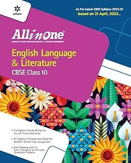 Arihant Publication India Limited CBSE All In One English Language & Literature Class 10 2022-23 Edition (As per latest CBSE Syllabus issued on 21 April 2022)