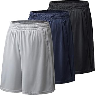BALENNZAthletic Shorts for Men with Pockets and Elastic Waistband Quick Dry Activewear