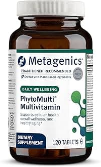 Metagenics PhytoMulti Without Iron - Daily Multivitamin for Men & Women* - with 20+ Vitamins, Minerals & Phytonutrients for Antioxidant & Immune Support* - Non‑GMO, Gluten‑Free - 120 Tablets