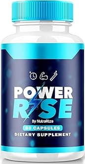 Power Rise for Men, Official PowerRise for Men Pills, All Natural Male Support for Peak Performance and Overall Health, Premium Power Riser En Capsulas Pastillas Review (60 Capsules)