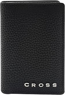 Black Leather New Management Business & Credit Card Wallet