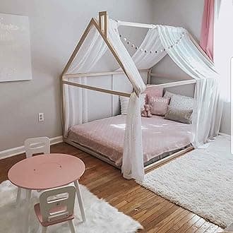 Sweet Home From Wood Montessori house bed (135x190cm)