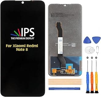 for Xiaomi Redmi Note 8 6.3 inch Screen Replacement (Not for Redmi Note 8 Pro) M1908C3JG M1908C3JE M1908C3JH LCD Display& Touch Screen Digitizer with Repair Tool Kits