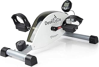 Under Desk Bike Pedal Exerciser - Stationary Bikes for Home & Office - Standard and Adjustable Height Versions