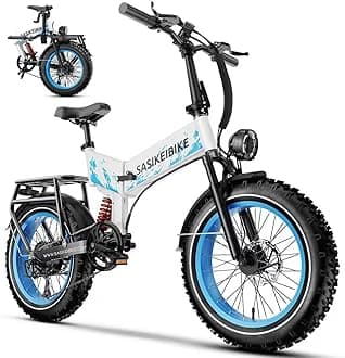 Sponsored Ad - 1500W Electric Bike for Adults Full Suspension,48/52v 20AH Electric Dirt Bike with 20" x 4.0 Fat Tire, Max 30+MPH & 70 Miles Electric Bicycle, Ebike for Snow, Mountains, Road UL Certified