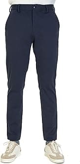 The Pant Project Luxury Stretchy Casual Trousers for Men, Stylish Slim Fit Men's Trousers for Office or Party, Fashion Men's Trousers with Expandable Waist and 4 Way Stretch