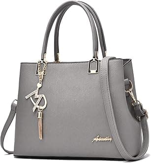 ToLFE Women's Satchel (XFGB00005US-Dark Gre_Grey)