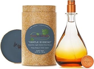 ESSCENTIALS Gentle Evening Fragrance Mist | Light, Buildable, Spray Fragrance Featuring Subtle Notes Of Ylang Ylang & White Amber, 2.0 oz / 60mL