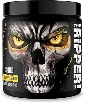 The Ripper! Fat Burner Pre Workout for Men & Women – Thermogenic Fat Burning Powder & Appetite Suppressant, Boost Energy & Endurance – Pineapple Shred, 30 Servings