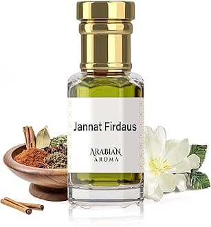 Jannat Firdaus Attar | Floral Spicy Attar Perfume for Men & Women | Long-Lasting Oil-Based Fragrance with Amber & Musk | 100% Perfume |