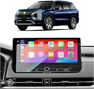 SKTU for 2025 2026 Mitsubishi Outlander Screen Protector 12.3 Inch for 2025 2026 Mitsubishi Outlander (ES/SE/SEL/Platinum Edition) 12.3-Inch Navigation 2025 2026 Outlander Accessories Screen Protective Film Tempered Glass [9H Hardness, Ultra HD, Anti-Glare&Scratch]