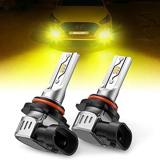 SEALIGH Yellow fog light bulbs, 9145 9045 9040 9140 Fog Lights or Daytime Running Light 3000K Yellow, 1:1 Size Plug ang Play, Non-polarity, Pack of 2
