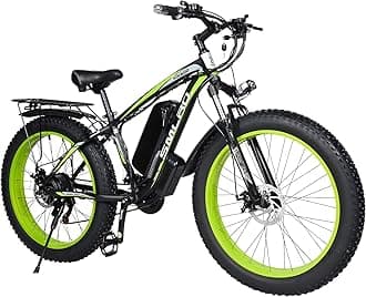 Electric Bike for Adults 1000W, Removable 48V/17.5AH Battery E-Bike, Max 31Mph,Fat Tire Electric Bicycle 26" 4.0 for Trail Riding/Excursion/Commute 21-Speed Shifting UL and GCC Certified