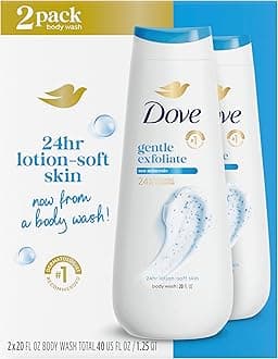 Body Wash 2 Count Gentle Exfoliating With Sea Minerals Instantly Reveals Visibly Smoother Skin Cleanser That Effectively Washes Away Bacteria While Nourishing Your Skin 20 oz