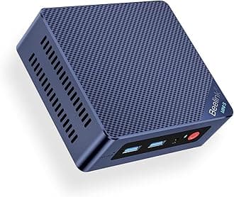 Beelink MINI-S13 Mini PC, 12th Gen Intel Twin Lake-N150 Processor (up to 3.6GHz) Mini Computer, 16G RAM 512GB SSD Business Mini Desktop PC, Dual HDMI/WiFi6/BT 5.2/2.5G LAN
