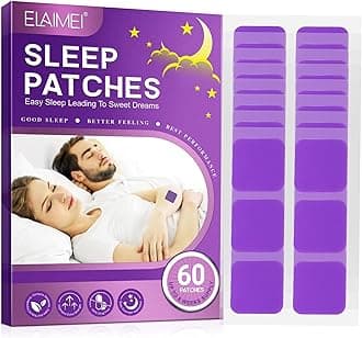 Sleep Patches, 60 Aid Patches To Promote Sleep, Natural Improve Quality, Unisex, Easy Use, Lasts All Night