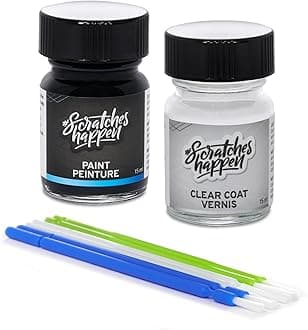 ScratchesHappen Exact-Match Touch Up Paint Kit - Offshore Blue Metallic (XDB) for Subaru - Essential (Paint + Clear Coat)