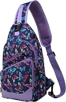 Sling Bag for Men Women, One Strap Over the Shoulder Cross Body Backpack Chest Bag for Hiking/Travel/Outdoor