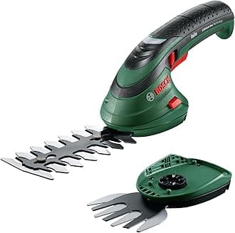 Cordless Edging Shear Set Isio (3.6 V, blade length: 12 cm, tooth spacing: 8 mm, in soft bag packaging), Green