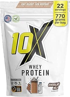 – Whey Protein Powder - Chocolate Milk, 770g (22 Servings), Low-Calorie, Gluten-Free & Vegetarian, Fast Absorption for Muscle Recovery, Ideal for Weight Loss & Training