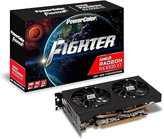 POWERCOLOR AXRX 6500XT AMD Radeon RX6500XT GDDR6 4GB Equipped Model
