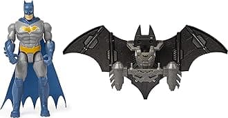 DC Comics BATMAN 4-Inch BATMAN Mega Gear Deluxe Action Figure with Transforming Armor