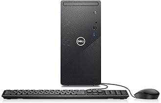 Dell Inspiron 3891 Compact Desktop Computer Tower - Intel Core i5-10400, 16GB DDR4 RAM, 256GB SSD + 1TB SATA HDD, Intel UHD Graphics 630 with Shared Graphics Memory, Windows 10H - Black (Latest Model)