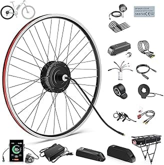BAFANG 48V 500W/750W Rear Hub Motor for 20"/26"/27.5"/700C Rear Wheel Bike,Ebike Conversion Kit with Battery & Display Options