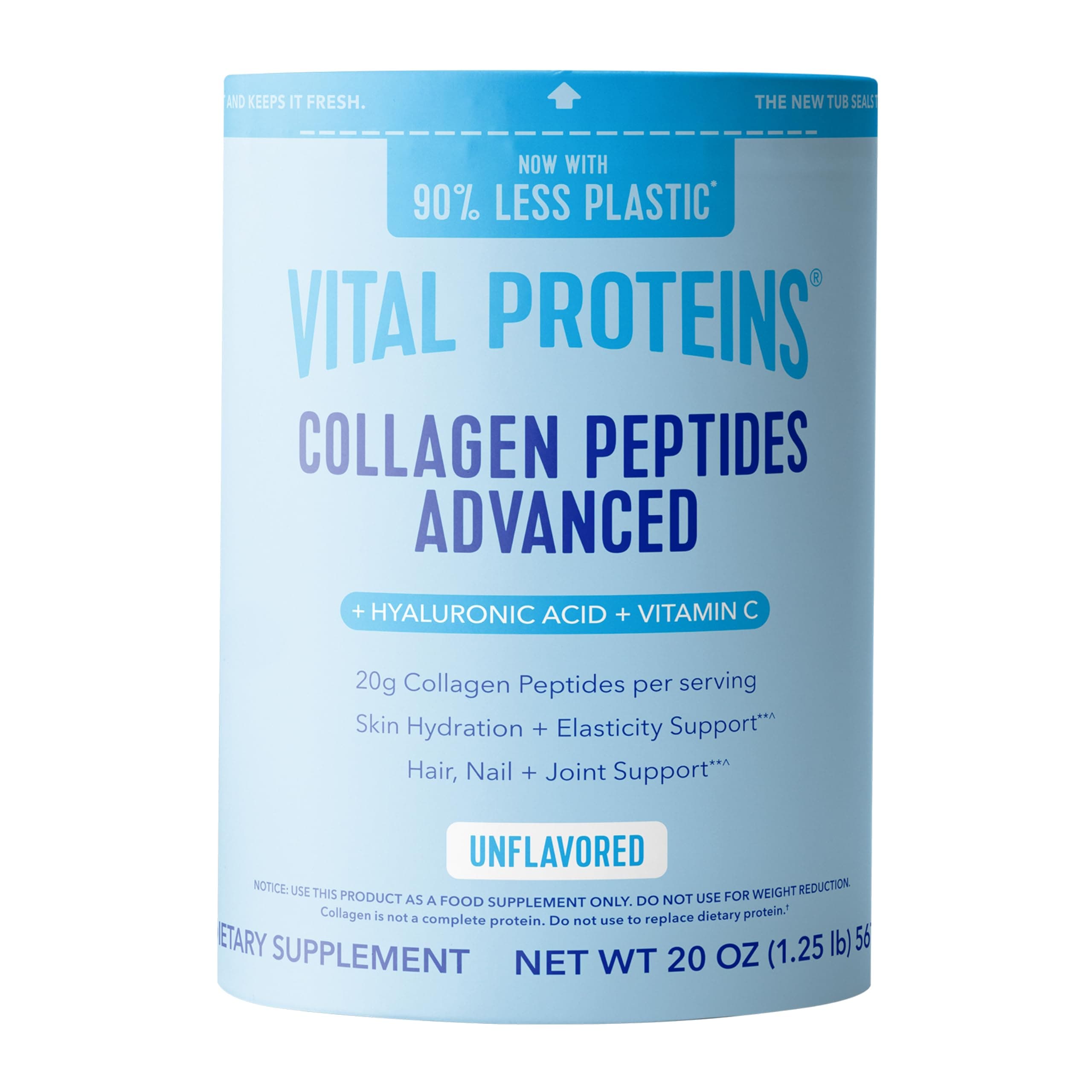Collagen Peptides Unflavored 20 Oz. 142582