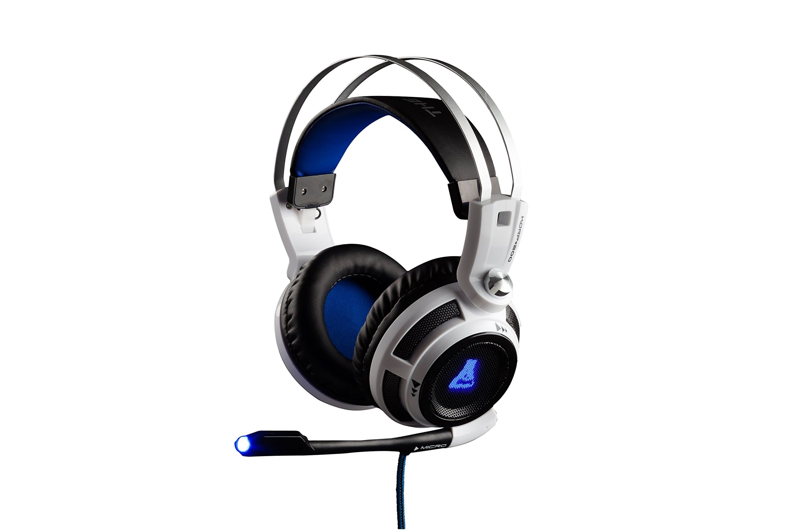 THE G-LAB - KORP 200 - High Performance Gaming Headset - X-Tra Bass Technology - Comfortable - PS4, PC & Xbox One compatible - Black