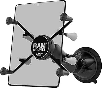 RAM Mounts RAM-B-166-UN8U X-Grip with RAM Twist-Lock Suction Cup Mount for 7"-8" Tablets with Medium Arm for Vehicle Windshields