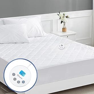Heated Mattress Pad Full Size 54×75 inches, Electric Mattress Pad Single Control 10 Heat Settings 12 Hours Auto Off Timer 13ft Extra Long Cord, Bed Warmer Mattress Cover 18" Deep Pocket