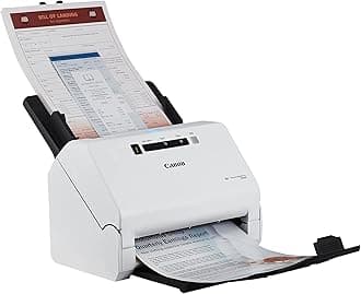 imageFORMULA R40 Document-Scanner A4 White, 60-sheet feeder, USB, Fast Double-Sided Scanning, Automatic Feeder, for PC & Mac, Scanning Software, Easy Installation, Easy to Use