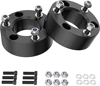 3 inch Leveling Lift Kit Compatible with 2004-2026 F150, Leveling Lift Kit Fit for 2004-2026 F150 2WD 4WD, 2003-2018 Expedition Forged Front Strut Spacers Raise the Front of your F150 by 3"
