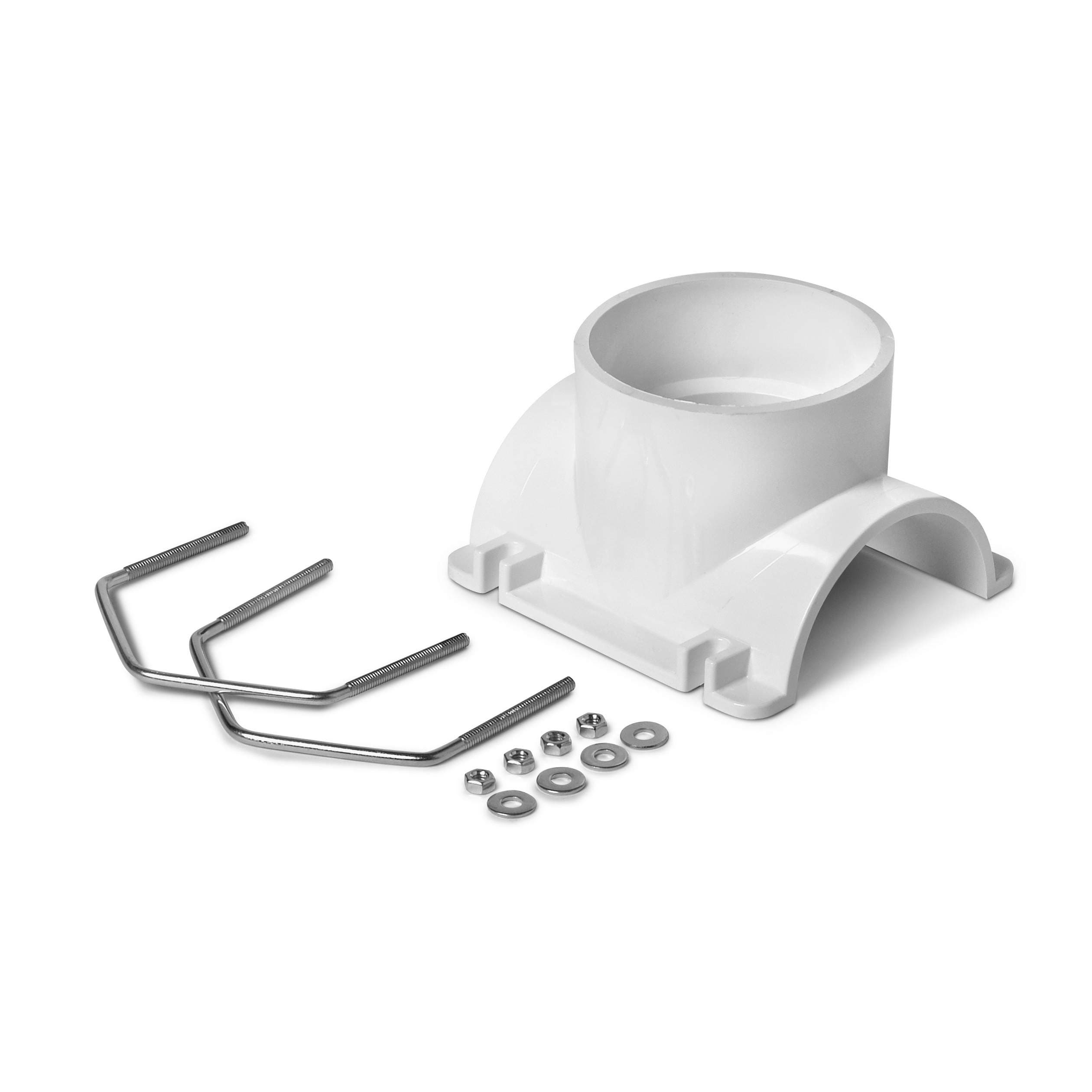 4 in. x 4 in. PVC Saddle Tee Kit