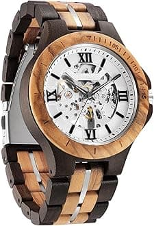 Wooden Watches Men Women Stylish Sports Date Chronograph Multifunctional Wooden Wrist Watches