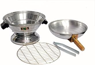 Malti Multi Purpose Gas Tandoor Oven with Grill, Barbeque and Pizza Maker, Aluminium with Accessories