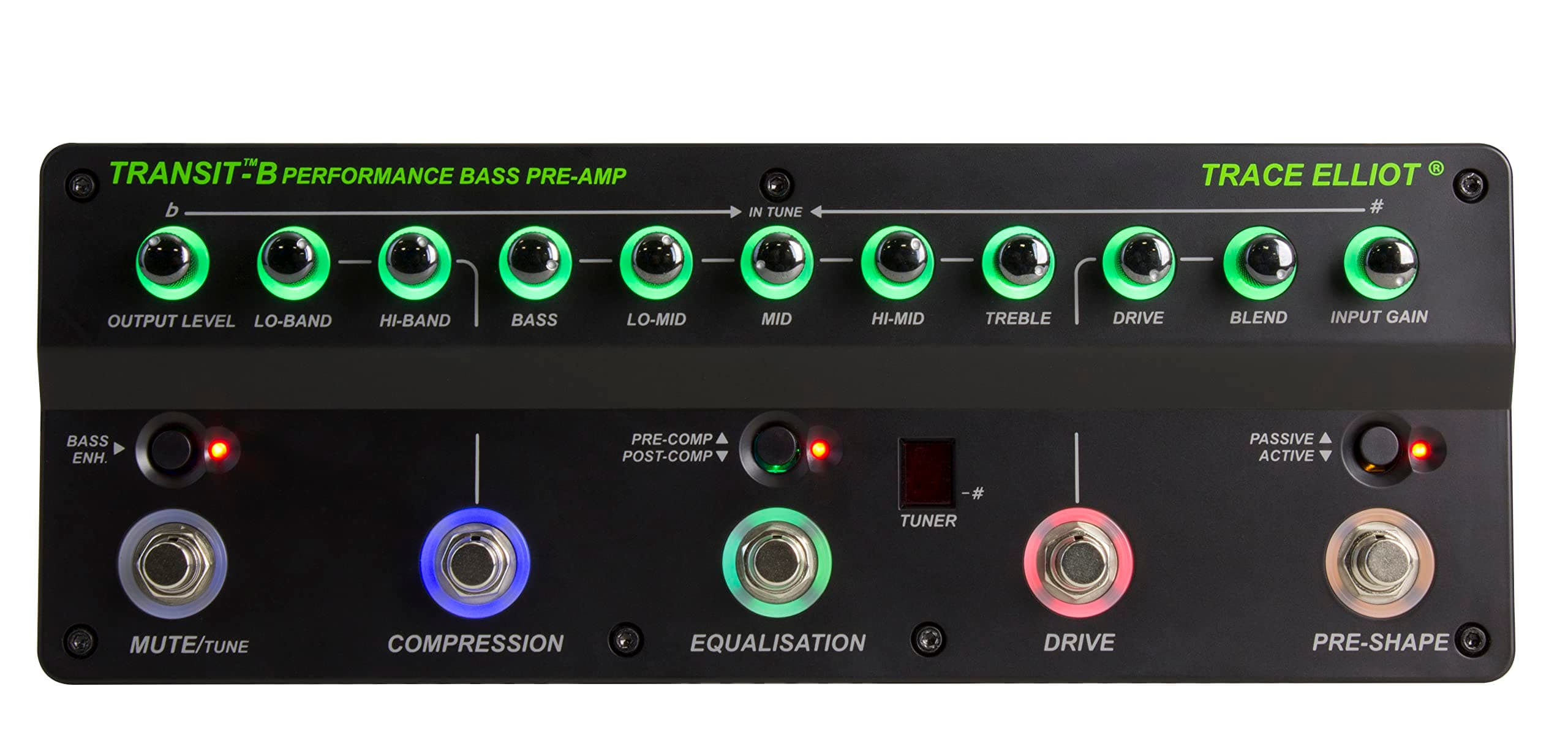 Transit™ B Bass Pre-amp & Effects Pedal