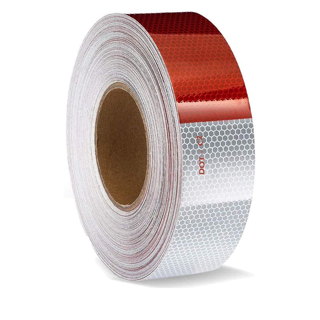 2" X 164FT DOT-C2 Reflective Tape, Waterproof Reflector Conspicuity Tape, Safety Sticker Strips for Trailers, Cars, Trucks, Warning Tape Automative Accessories