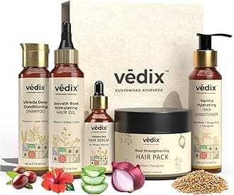 Vedix Ayurvedic Hair Kit | Hair growth Special Combo | Normal - Oily Scalp